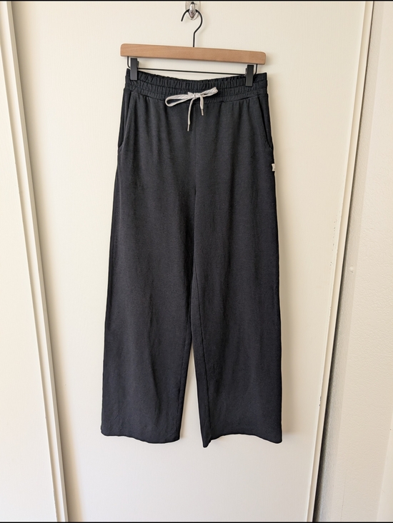 Vuori Pants - Vuori Womens Small Halo Essential Wide Leg Pants Black Athleisure Activewear